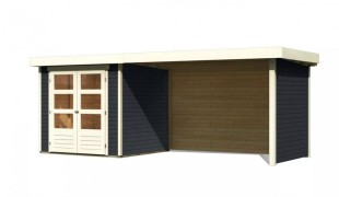 Dřevěný zahradní domek ASKOLA 2 s přístavkem 280 Dekorhome
