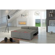 Rozkládací pohovka ATLANTICO béžová / hnědá