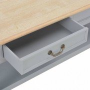 vidaXL Konferenční stolek šedý 100 x 55 x 40 cm dřevo