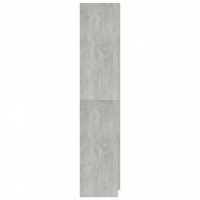 vidaXL 3dveřová šatní skříň betonově šedá 120x50x180 cm dřevotříska