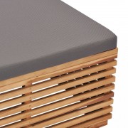 vidaXL 5dílná zahradní sedací souprava s poduškami masivní teak