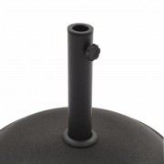 vidaXL Stojan na slunečník černý betonový kulatý 25 kg