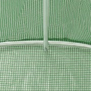 vidaXL Skleník s ocelovou konstrukcí 54 m² 18 x 3 x 2 m
