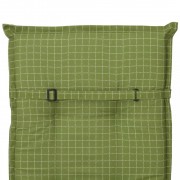 vidaXL Polstry na zahradní židle 6 ks 117x49 cm zelené