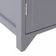 vidaXL Koupelnová skříňka šedá 46 x 24 x 116 cm dřevo pavlovnie