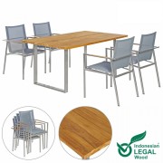 Zahradní jídelní set 4+1 D4932 Dekorhome
