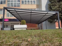 Hliníkový solární přístřešek SOLAR ENERGO2 s FVE