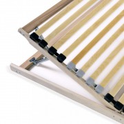 vidaXL Lamelové rošty do postele 2 ks 28 lamel 7 zón 90 x 200 cm