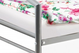 Postel BED-1900 SIL 90x200 cm šedá