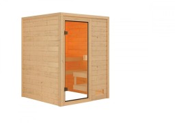 Interiérová finská sauna 145 cm s kamny 3,6 kW Dekorhome