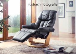 Relaxační křeslo s podnožkou Dekorhome