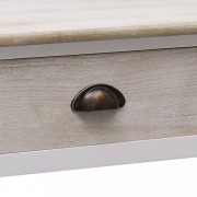 vidaXL Konferenční stolek bílý a přírodní 100 x 50 x 45 cm dřevo