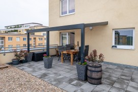 Hliníková pergola POLLARD s polykarbonátem