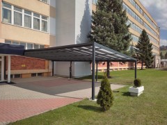 Hliníkový solární přístřešek SOLAR ENERGO2 s FVE