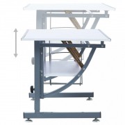 vidaXL Studentský kreslící stůl bílý 110 x 60 x 87 cm MDF