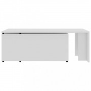 vidaXL Konferenční stolek bílý vysoký lesk 150x50x35 cm dřevotříska