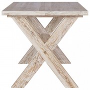 vidaXL Jídelní stůl 160 x 80 x 75 cm masivní teakové dřevo