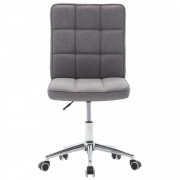 vidaXL Jídelní židle 6 ks světle šedé textil
