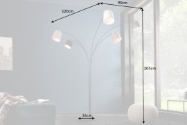 Stojací lampa LANSING Dekorhome