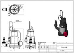 Elpumps CT 4274 univerzální ponorné kalové čerpadlo