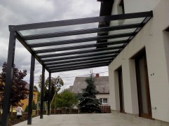 Hliníková pergola POLLARD s polykarbonátem