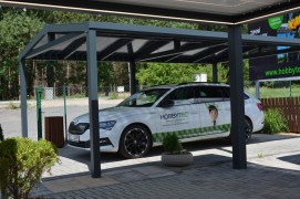 Hliníkový solární přístřešek SOLAR ENERGO s FVE