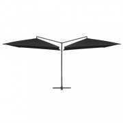 Dvojitý slunečník 485 x 250 cm Dekorhome