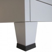 vidaXL Zamykací skříň se 2 dvířky ocelová 90x40x180 cm šedá