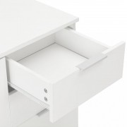 vidaXL Příborník bílý s vysokým leskem 71 x 35 x 76 cm dřevotříska