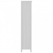 vidaXL Komoda Hill Range bílá 85 x 37 x 170,5 cm masivní borové dřevo