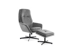 Relaxační křeslo s podnožkou FORD VELVET