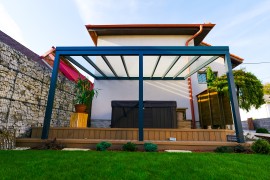 Hliníková pergola POLLUX se sklem