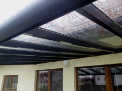 Hliníková pergola POLLUX se sklem