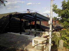 Hliníková pergola POLLEX samostatně stojící