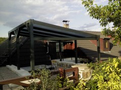 Hliníková pergola POLLEX samostatně stojící