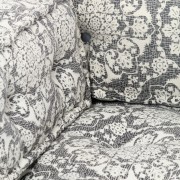 vidaXL Poduška na pohovku z palet šedá textilní patchwork