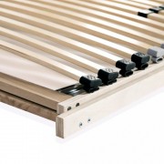 vidaXL Lamelové rošty do postele 2 ks 28 lamel 7 zón 90 x 200 cm