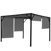 Pergola se stahovací střechou 3x3 m Dekorhome