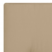 vidaXL Podušky na zahradní židle 2 ks béžové 120 x 50 x 5 cm