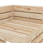 vidaXL 7dílná zahradní sedací souprava z palet dřevo