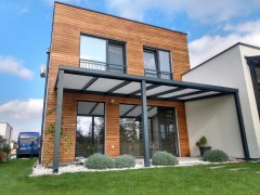 Hliníková pergola POLLARD s polykarbonátem