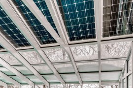 Hliníková solární pergola SOLAR ENERGO s FVE - ostrovní