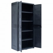 vidaXL Zahradní úložná skříň XL 78 x 46 x 175 cm plastová