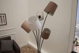 Stojací lampa LANSING Dekorhome