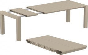 Rozkládací zahradní stůl 180+40 cm