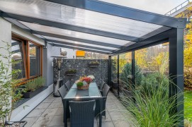 Hliníková pergola POLLARD s polykarbonátem