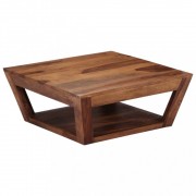 vidaXL Konferenční stolek 70 x 70 x 28 cm masivní sheesham