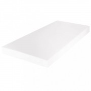 vidaXL Postel s matrací bílá umělá kůže 160 x 200 cm