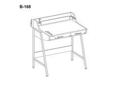 Psací stůl B-168