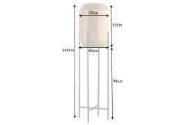 Stojací lampa EUNOMIA Dekorhome
